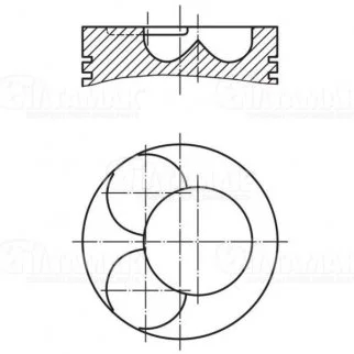  PISTON FOR RENAULT