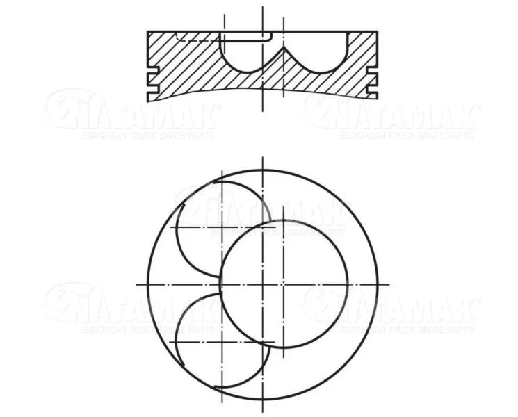 PISTON FOR RENAULT