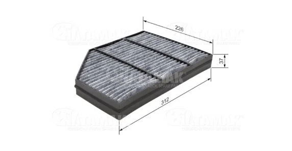 CABIN FILTER FOR MERCEDES
